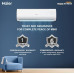 Air Conditioner: Haier 1.5 Ton 2 Star Fixed Speed Split AC (Copper, Antibacterial Filter, 2023 Model, HSU18T-TQS2BE-FS, White)